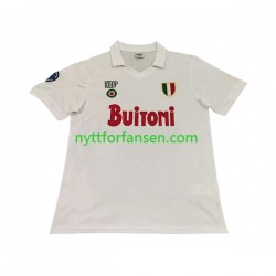 Napoli Fotballdrakt 1987 1988 Retro Herre Bortedraktsett Kortermet