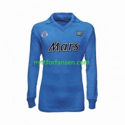 Napoli Fotballdrakt 1989 1990 Retro Herre Hjemmedraktsett Langermet