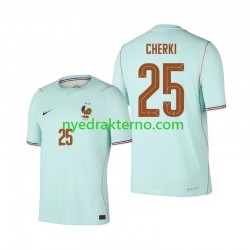Frankrike Fotballdrakt Rayan Cherki 25 Herre Bortedraktsett Fotball-VM 2026 Kortermet