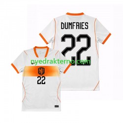 Nederland Fotballdrakt Denzel Dumfries 22 Herre Bortedraktsett Fotball-VM 2026 Kortermet