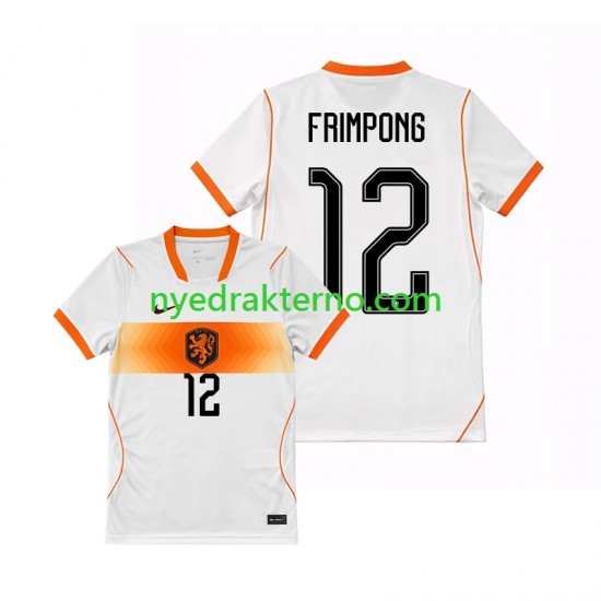 Nederland Fotballdrakt Jeremie Frimpong 12 Herre Bortedraktsett Fotball-VM 2026 Kortermet
