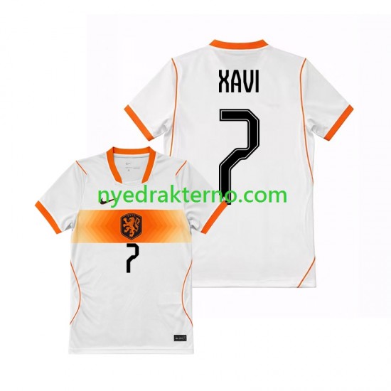Nederland Fotballdrakt Xavi Simons 7 Herre Bortedraktsett Fotball-VM 2026 Kortermet