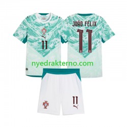 Portugal Fotballdrakt Joao Felix 11 Barn Bortedraktsett 2026 2027 Kortermet