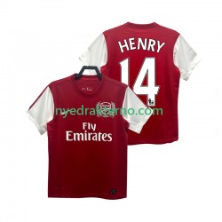 Arsenal Fotballdrakt HENRY 14 2012 Retro Herre Hjemmedraktsett 2011 Kortermet
