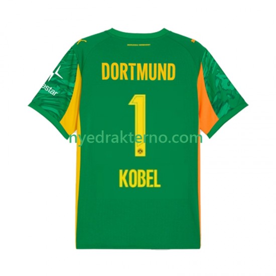 Borussia Dortmund Fotballdrakt Gregor Kobel 1 Keeper Herre Hjemmedraktsett 2025-2026 Kortermet