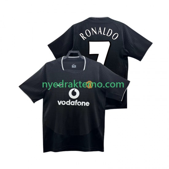 Manchester United Fotballdrakt RONALDO 7 2002 Retro Herre Bortedraktsett 2004 Kortermet