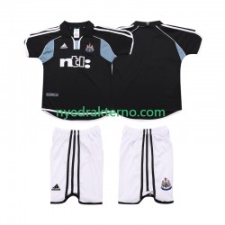 Newcastle United Fotballdrakt 2000 2001 Retro Barn Bortedraktsett Kortermet