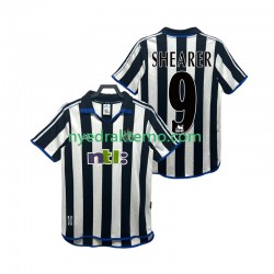 Newcastle United Fotballdrakt SHEARER 9 2000 2001 Retro Herre Hjemmedraktsett Kortermet