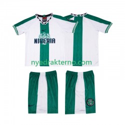 Nigeria Fotballdrakt 1996 Retro Barn Bortedraktsett Kortermet