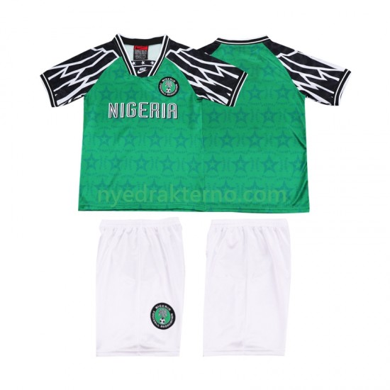 Nigeria Fotballdrakt 1995 Retro Barn Hjemmedraktsett Kortermet