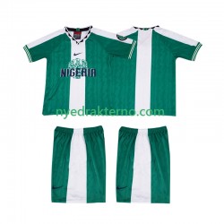 Nigeria Fotballdrakt 1996 Retro Barn Hjemmedraktsett Kortermet