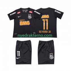 Fotballdrakt Santos NEYMAR JR 11 Classic 2012 2013 Retro Barn Bortedraktsett Kortermet