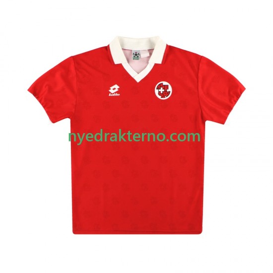 Sveits Fotballdrakt Retro Herre Hjemmedraktsett 1994 Kortermet