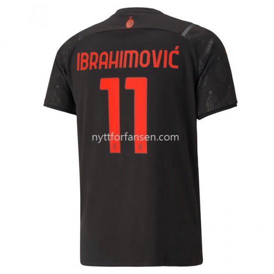 AC Milan Ibrahimovic 11 Fotballdrakt Herre Tredjedraktsett 2021-2022