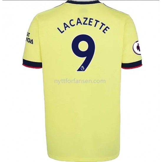 Arsenal Alexandre Lacazette 9 Fotballdrakt Herre Bortedraktsett 2021-2022