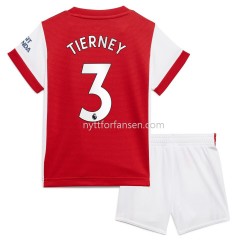 Arsenal Kieran Tierney 3 Fotballdrakt Barn Hjemmedraktsett 2021-2022