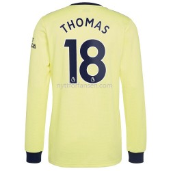 Arsenal Thomas Partey 18 Fotballdrakt Herre Bortedraktsett 2021-2022 Langermet