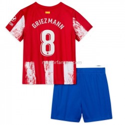 Atlético Madrid Antoine Griezmann 8 Fotballdrakt Barn Hjemmedraktsett 2021-2022