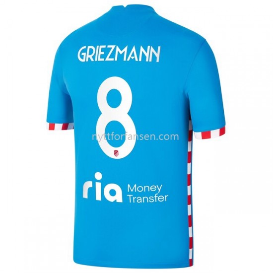Atlético Madrid Antoine Griezmann 8 Fotballdrakt Herre Tredjedraktsett 2021-2022