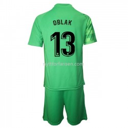 Atlético Madrid Keeper Jan Oblak 13 Fotballdrakt Barn Tredjedraktsett 2021-2022
