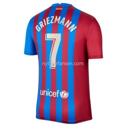 FC Barcelona Antoine Griezmann 7 Fotballdrakt Herre Hjemmedraktsett 2021-2022