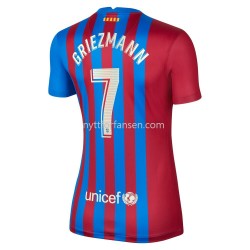 FC Barcelona Antoine Griezmann 7 Fotballdrakt Dame Hjemmedraktsett 2021-2022