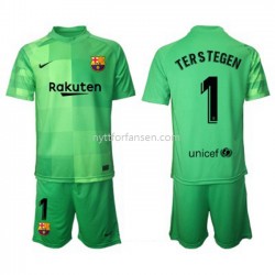 FC Barcelona Keeper Ter Stegen 1 Fotballdrakt Barn Tredjedraktsett 2021-2022