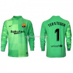FC Barcelona Keeper Ter Stegen 1 Fotballdrakt Herre Tredjedraktsett 2021-2022 Langermet