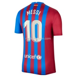 FC Barcelona Lionel Messi 10 Fotballdrakt Herre Hjemmedraktsett 2021-2022