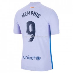 FC Barcelona Memphis Depay 9 Fotballdrakt Herre Bortedraktsett 2021-2022