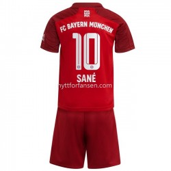 FC Bayern München Leroy Sane 10 Fotballdrakt Barn Hjemmedraktsett 2021-2022