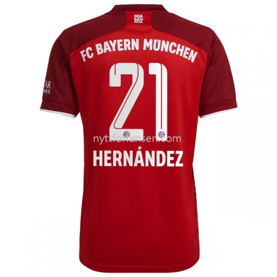 FC Bayern München Lucas Hernandez 21 Fotballdrakt Herre Hjemmedraktsett 2021-2022