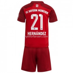 FC Bayern München Lucas Hernandez 21 Fotballdrakt Barn Hjemmedraktsett 2021-2022