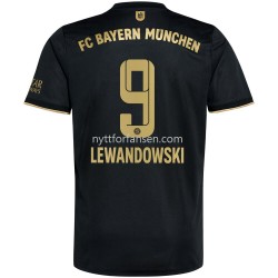 FC Bayern München Robert Lewandowski 9 Fotballdrakt Herre Bortedraktsett 2021-2022