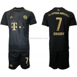 FC Bayern München Serge Gnabry 7 Fotballdrakt Barn Bortedraktsett 2021-2022