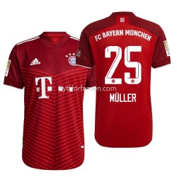 FC Bayern München Thomas Muller 25 Fotballdrakt Herre Hjemmedraktsett 2021-2022