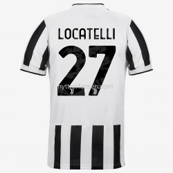 Juventus Manuel Locatelli 27 Fotballdrakt Herre Hjemmedraktsett 2021-2022