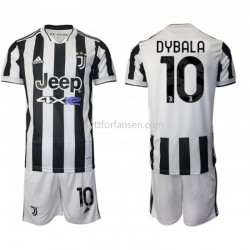 Juventus Paulo Dybala 10 Fotballdrakt Barn Hjemmedraktsett 2021-2022