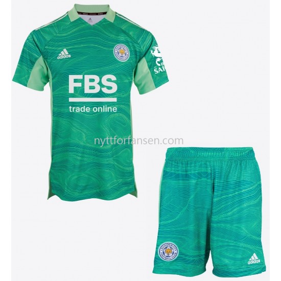 Leicester City Keeper Fotballdrakt Barn Bortedraktsett 2021-2022