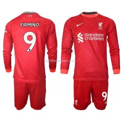 Liverpool FIRMINO 9 Fotballdrakt Barn Hjemmedraktsett 2021-2022 Langermet