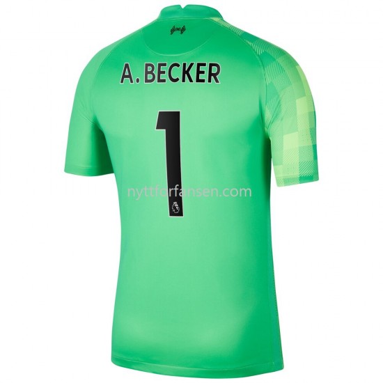 Liverpool Keeper A.Becker 1 Fotballdrakt Herre Hjemmedraktsett 2021-2022