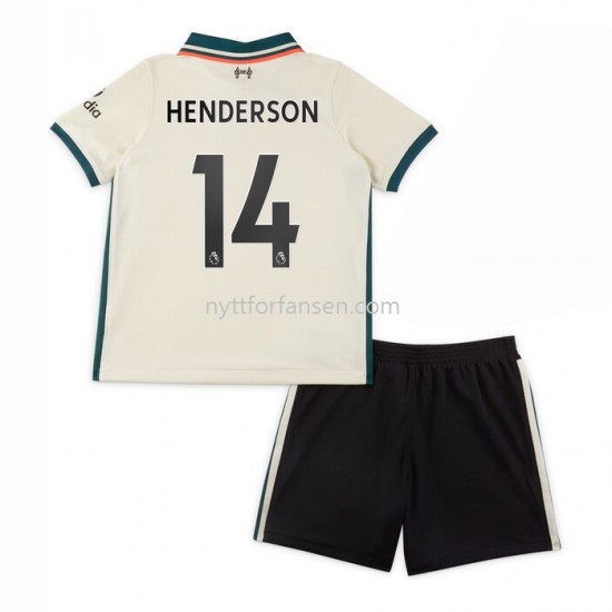 Liverpool Henderson 14 Fotballdrakt Barn Bortedraktsett 2021-2022