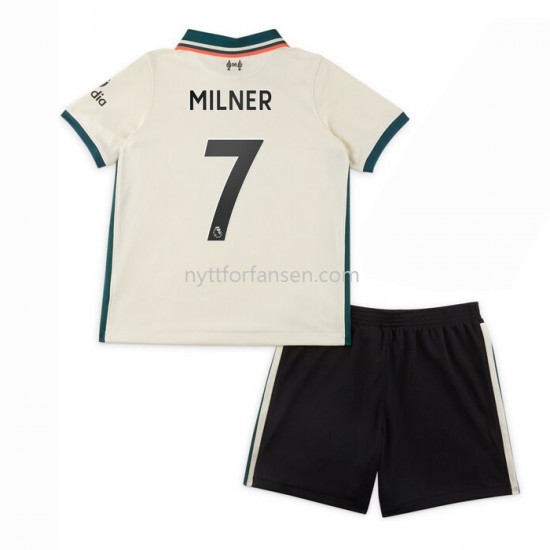 Liverpool James Milner 7 Fotballdrakt Barn Bortedraktsett 2021-2022