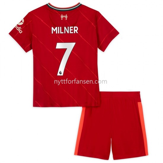 Liverpool James Milner 7 Fotballdrakt Barn Hjemmedraktsett 2021-2022
