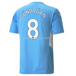 Manchester City Ilkay Gundogan 8 Fotballdrakt Herre Hjemmedraktsett 2021-2022
