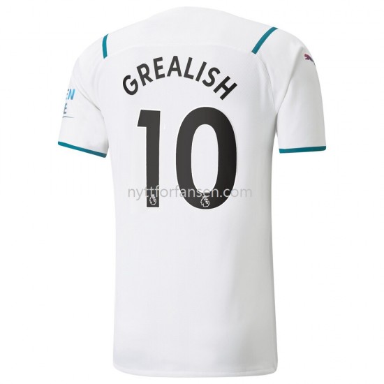 Manchester City Jack Grealish 10 Fotballdrakt Herre Bortedraktsett 2021-2022