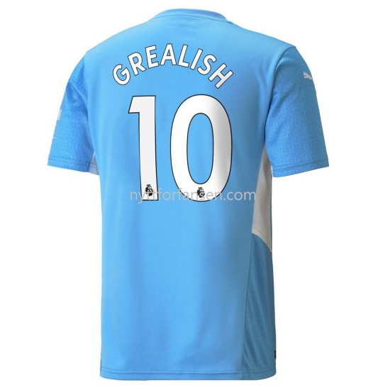 Manchester City Jack Grealish 10 Fotballdrakt Herre Hjemmedraktsett 2021-2022