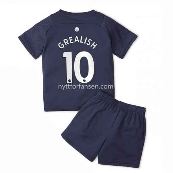 Manchester City Jack Grealish 10 Fotballdrakt Barn Tredjedraktsett 2021-2022