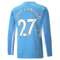 Manchester City Joao Cancelo 27 Fotballdrakt Herre Hjemmedraktsett 2021-2022 Langermet