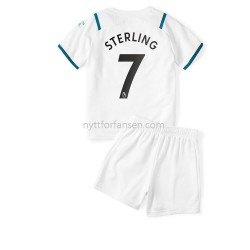 Manchester City Raheem Sterling 7 Fotballdrakt Barn Bortedraktsett 2021-2022